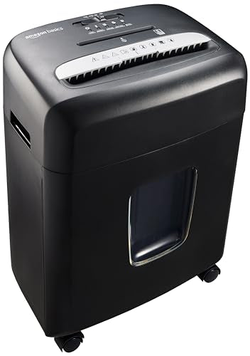 6 Sheet Micro Cut Paper Shredder, Black G27632