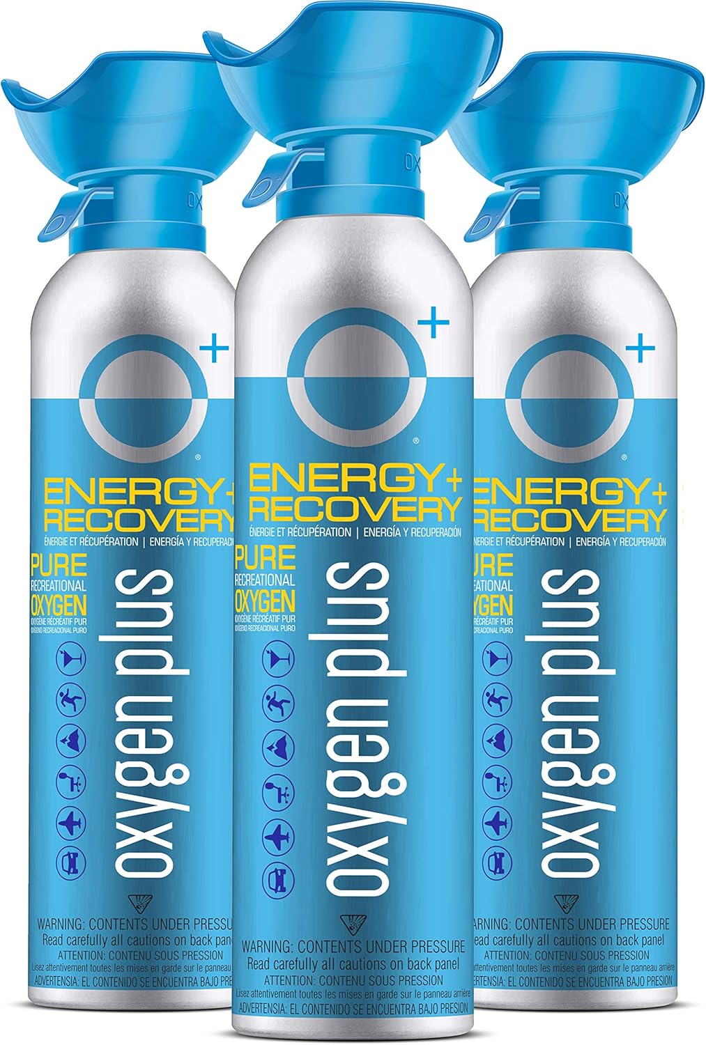 Portable Oxygen Can 99.5% Pure O2 11 Liter Canister Pack of 2 M9142