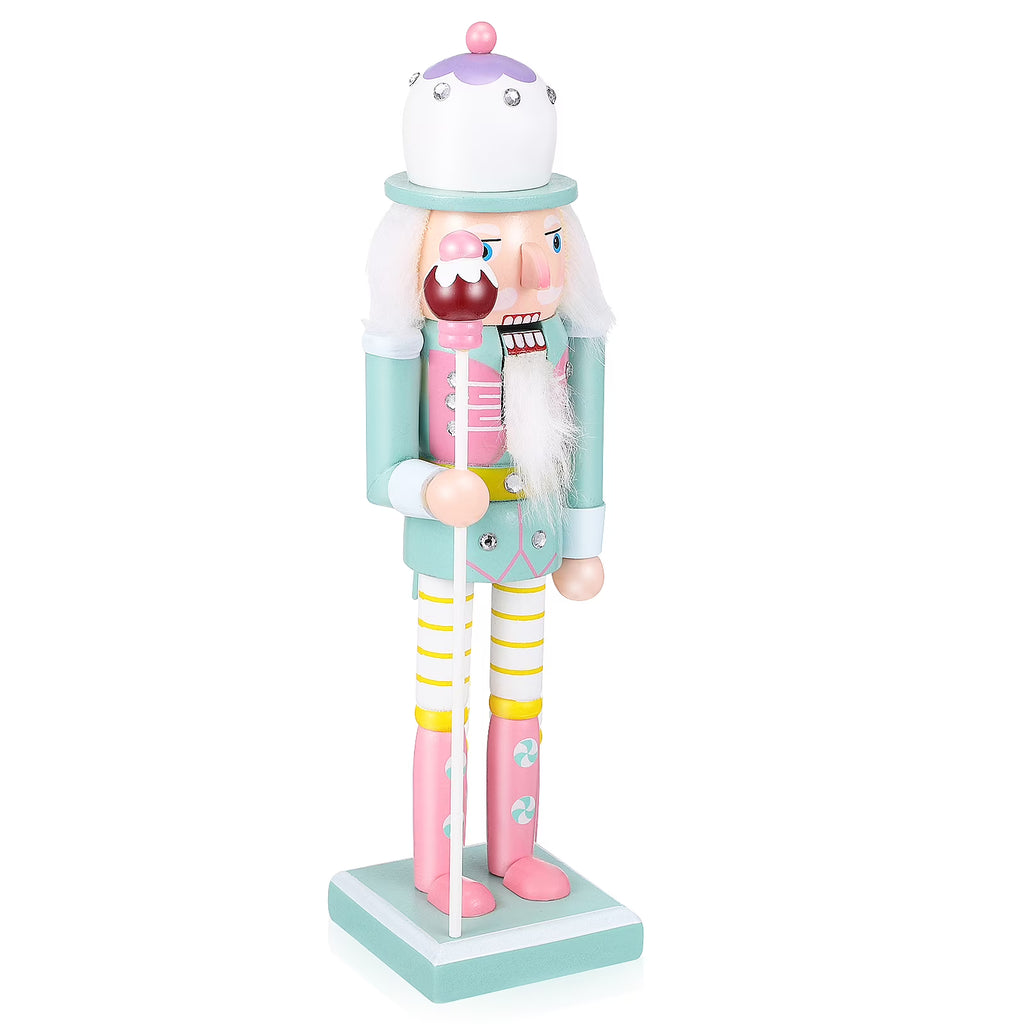 Turquoise Wooden Nutcracker Statue G839141