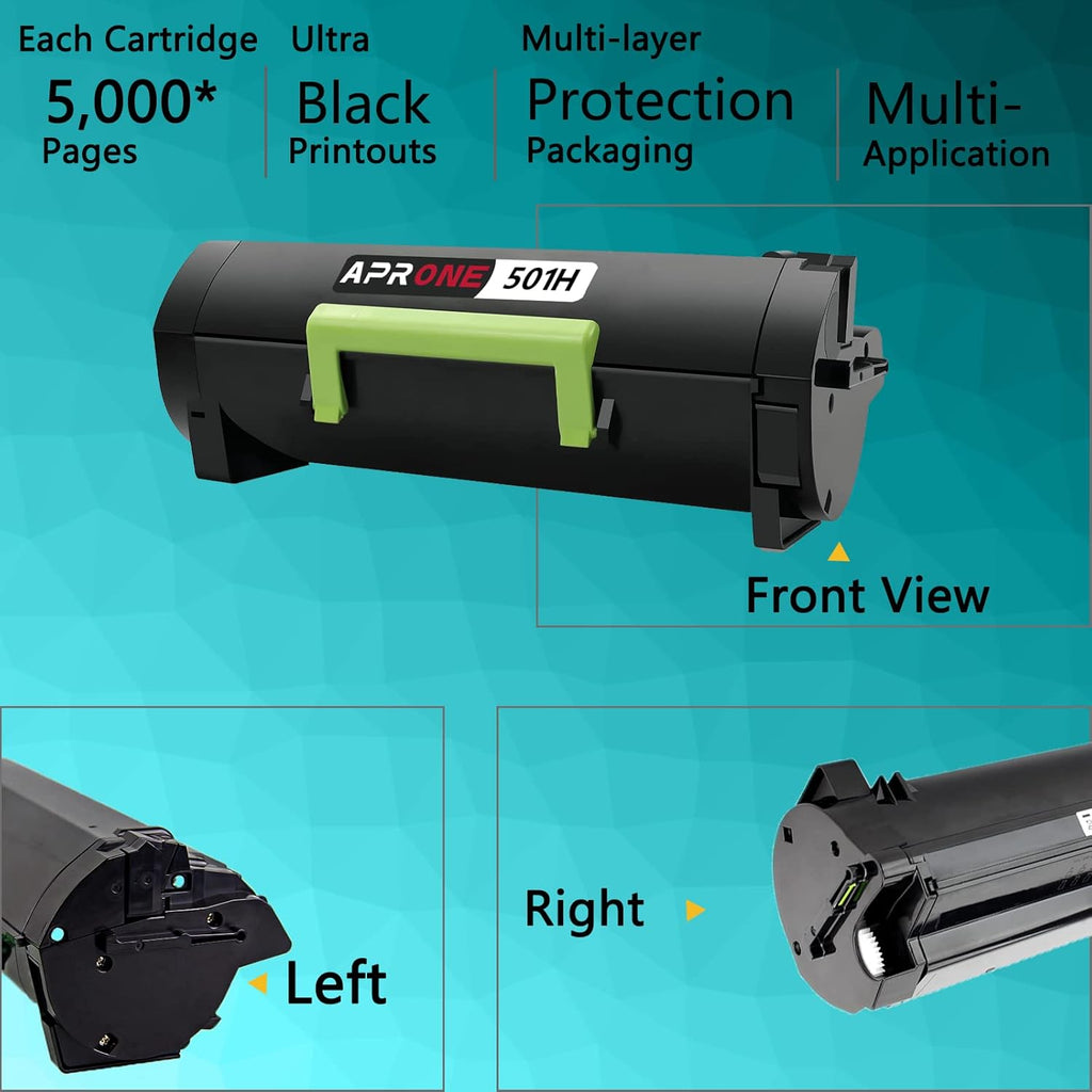 Black Toner Cartridge for Lexmark MS310dn MS312dn MS315dn MS410dn MS415dn MS510dn MS610dn Printer S175766