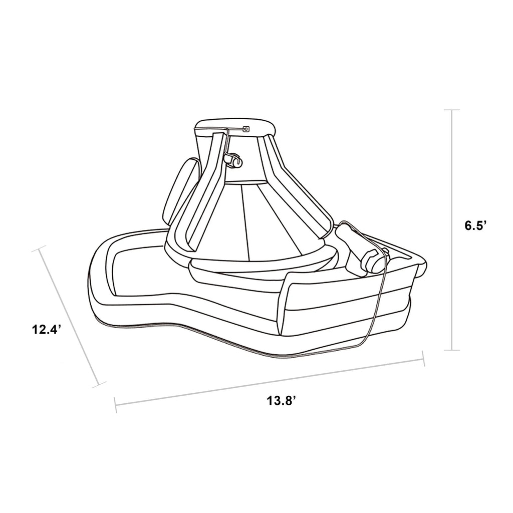Inflatable Water Slide with Heavy Duty Blower U47476