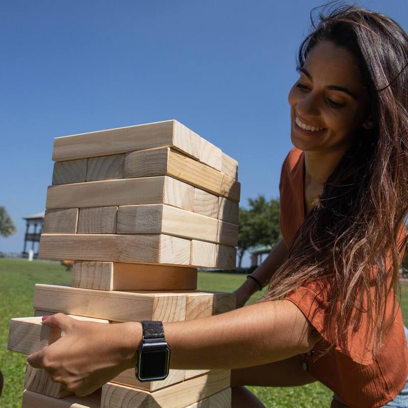 Giant Wooden Tumble Tower Game D857