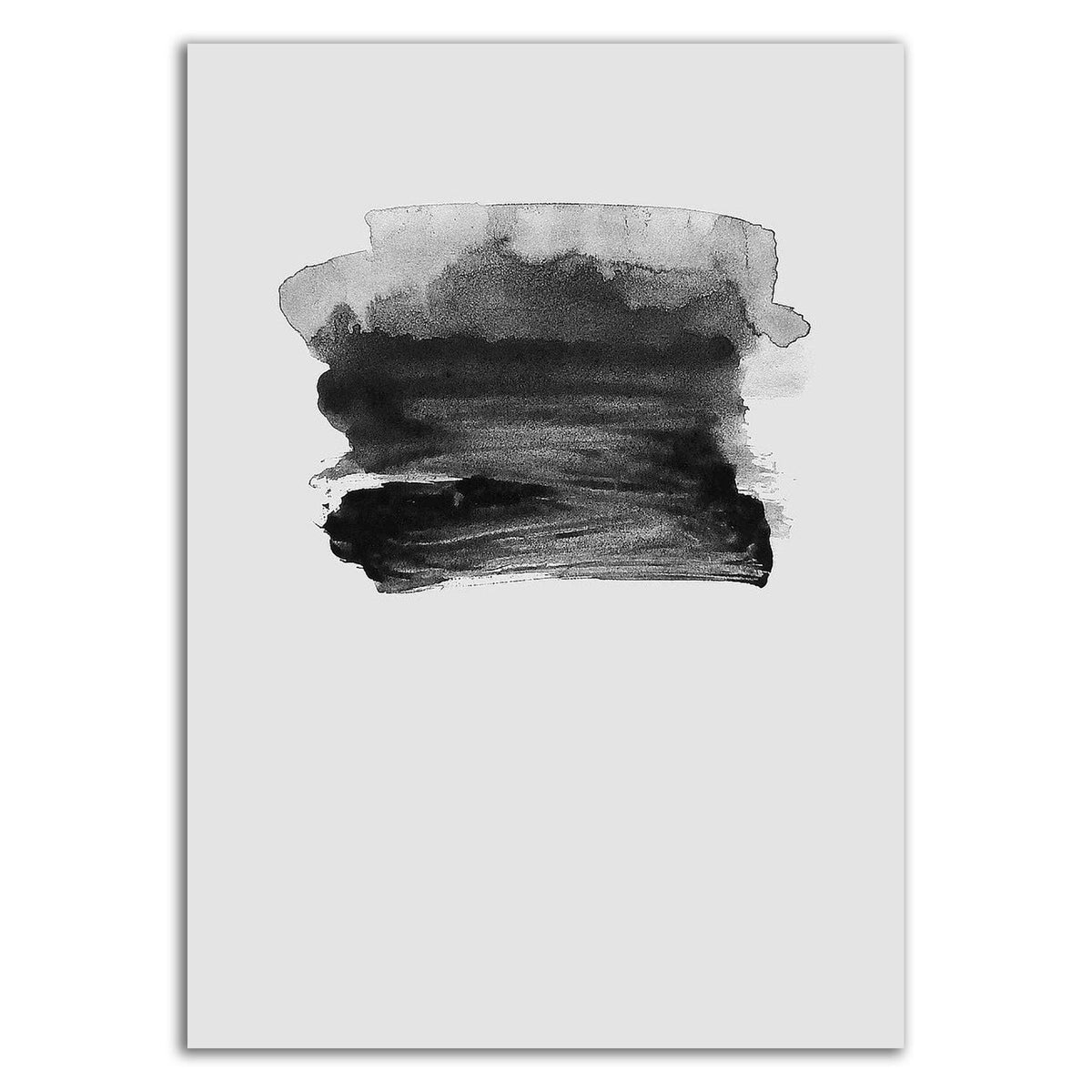 Grey Print on Canvas F3557