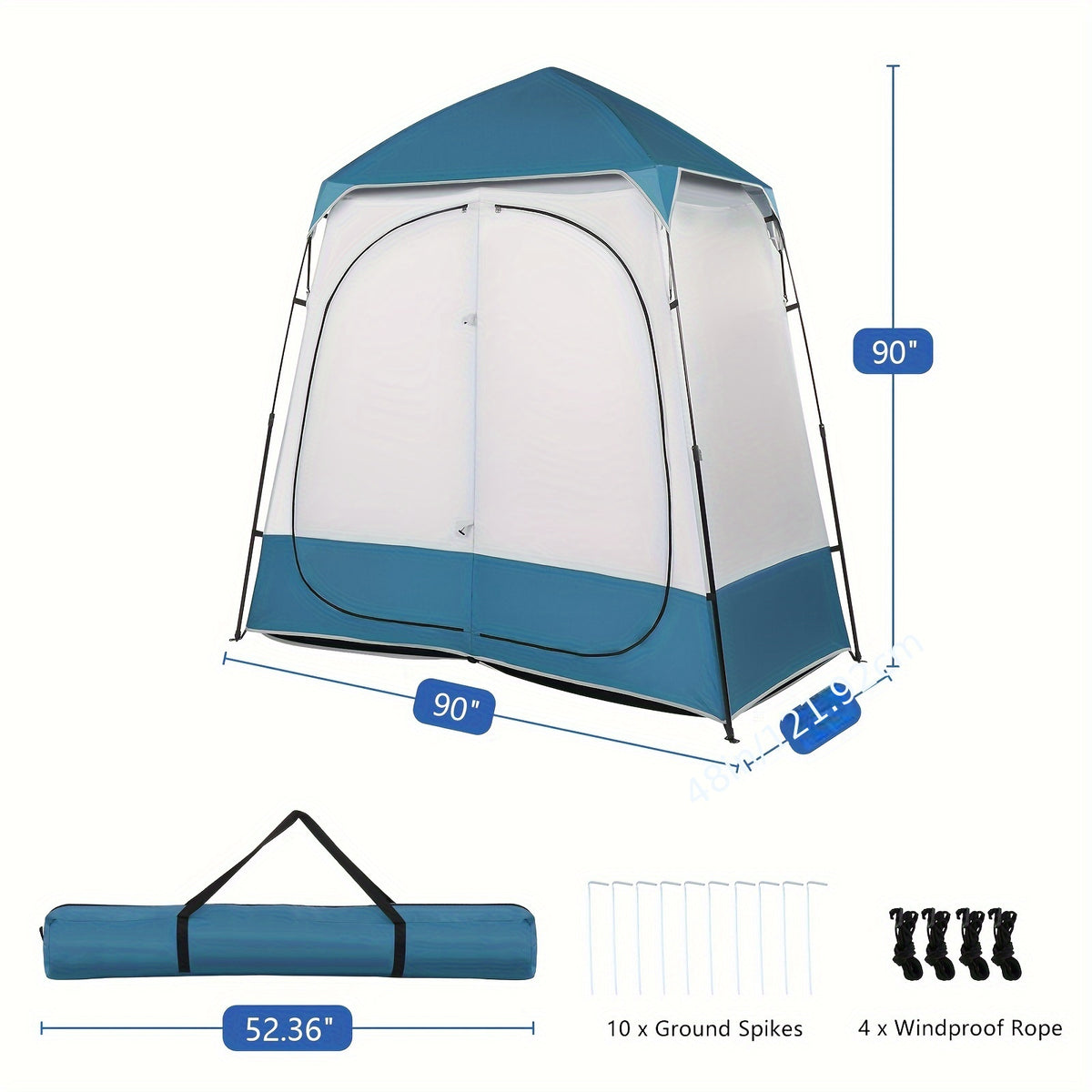 Oxford Cloth Double Dressing Tent Q82247