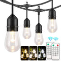 48FT Waterproof Dimmable LED String Lights with Remote D735357