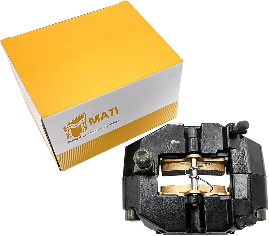 Rear Brake Caliper & Pads for Yamaha Grizzly 660 YFM660F 2002-2008 Pack of 2 Q7488
