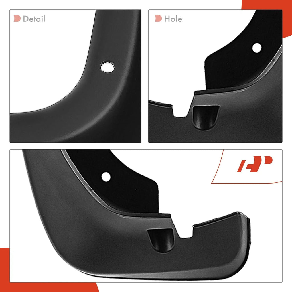 Mud Flaps Splash Guards 4-PC Set W553