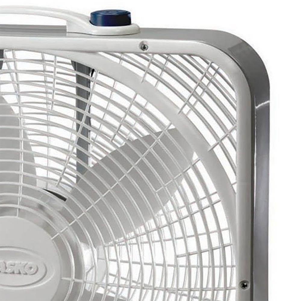 20x22 Steel Box Fan with 3 Speed Settings and Easy Carry Handle, 4 Pack W90792