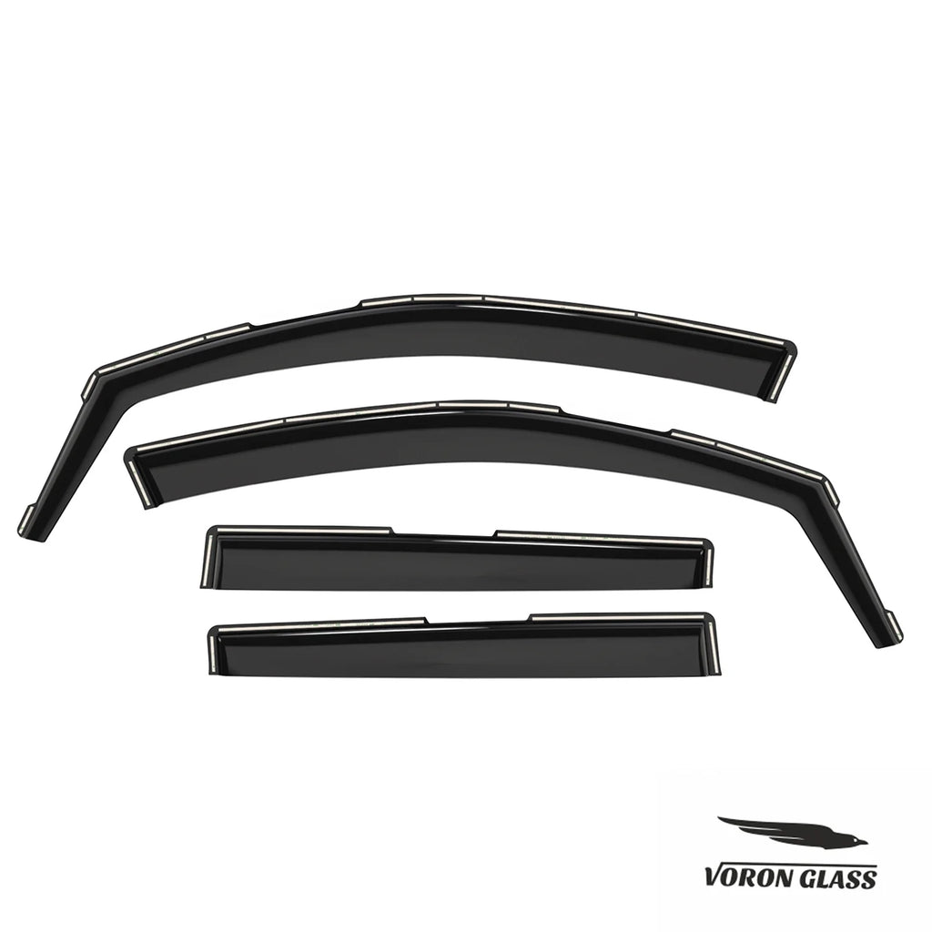 4 Pieces In-Channel Rain Guards for Subaru Outback 2020-2024 Q691802