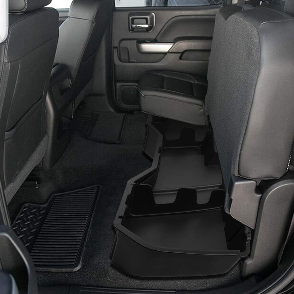 Black Under Seat Storage Box Tool Organizer Tray V775