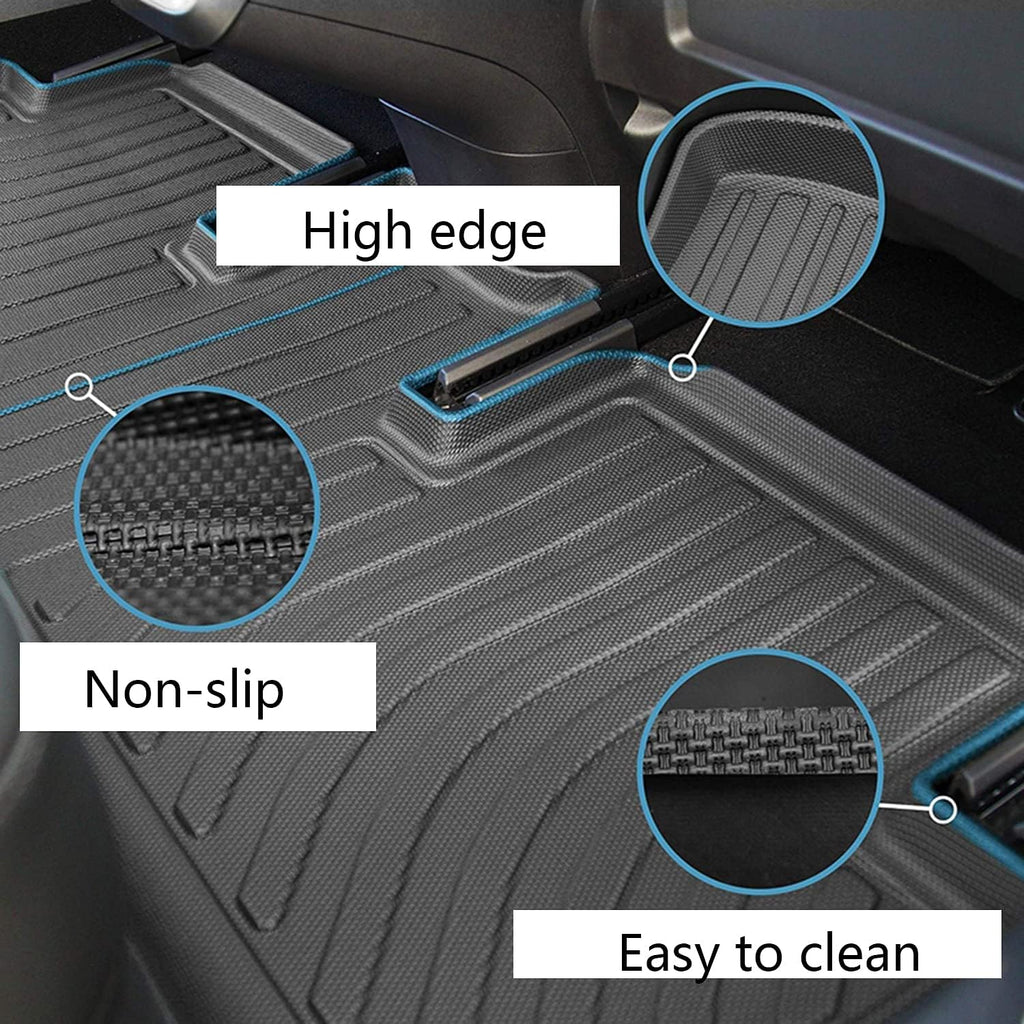 All Weather Custom Fit Floor Mats for Tesla Model Y C385776