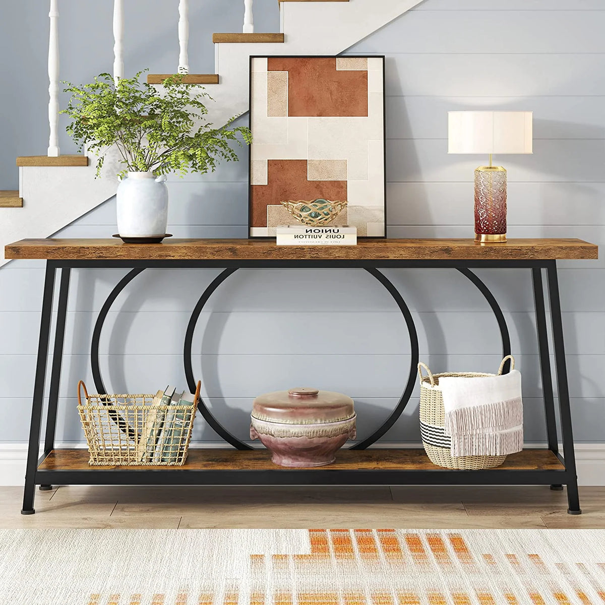 70.9 Inch Console Table with Storage E444517