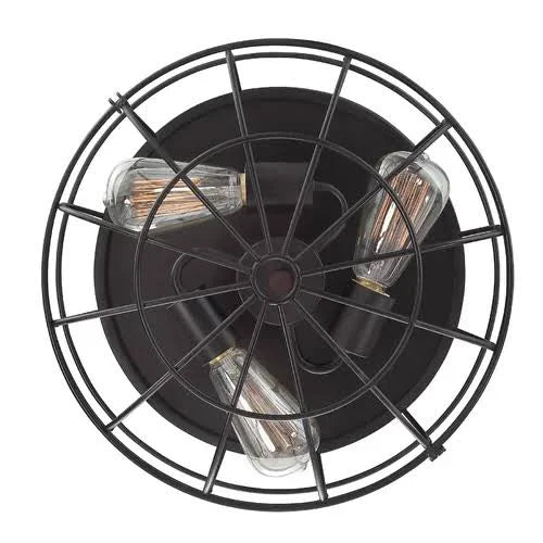Caged Dome Flush Mount Q5302