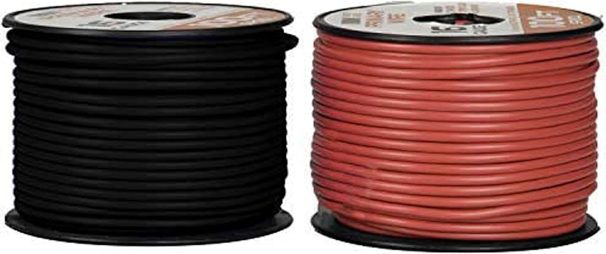 16 Gauge Copper Clad Aluminum Wire 100 Ft per Roll, 10 Roll Assortment Pack of 2 K244924