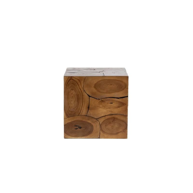 Teak Wood Stool-Ottoman Y55587