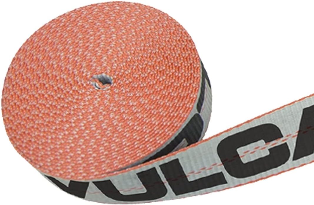 2 Inch x 27 Foot Winch Strap with Wire Hook, 4 Pack U2068