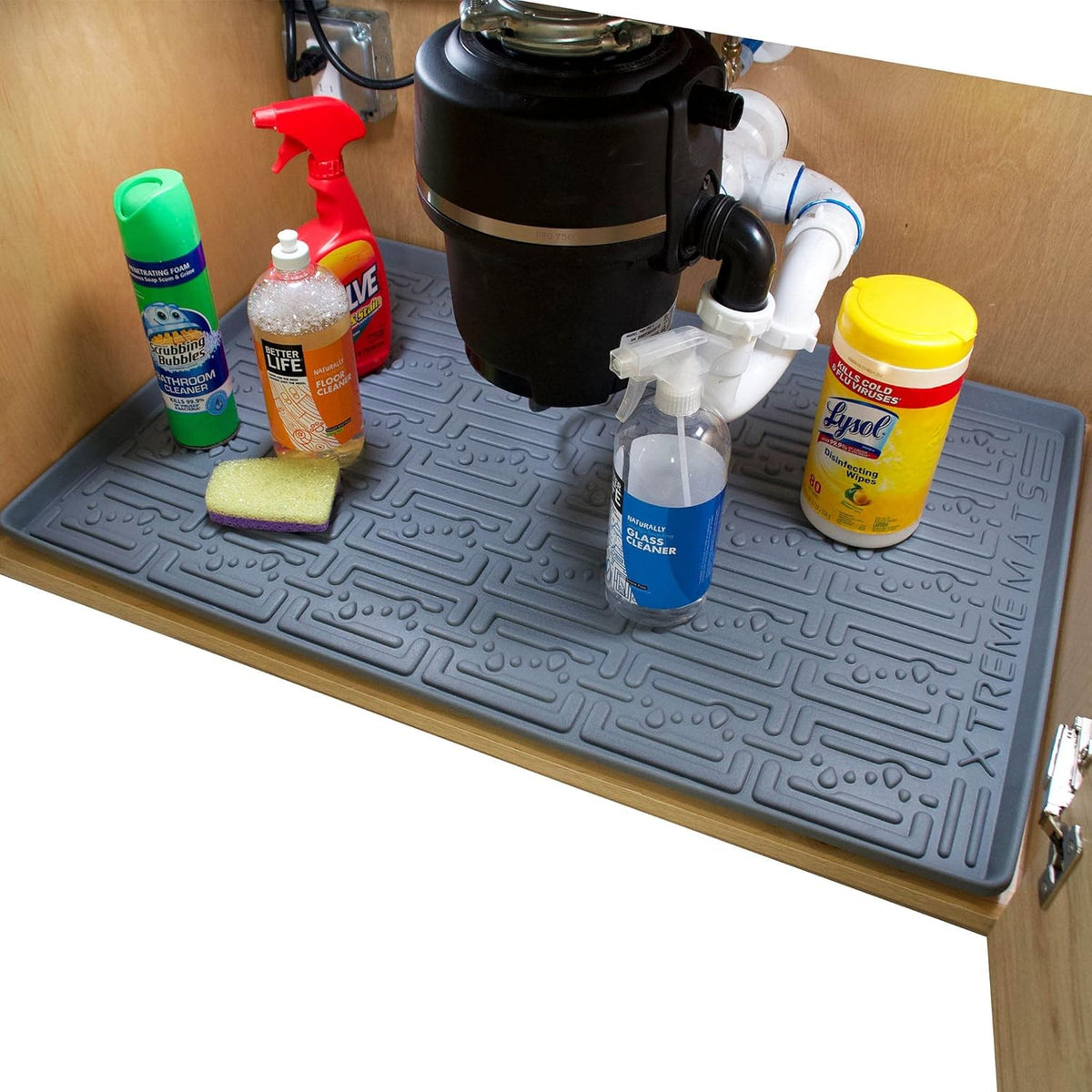 Waterproof Under Sink Cabinet Mat with Drip Tray Liner J280