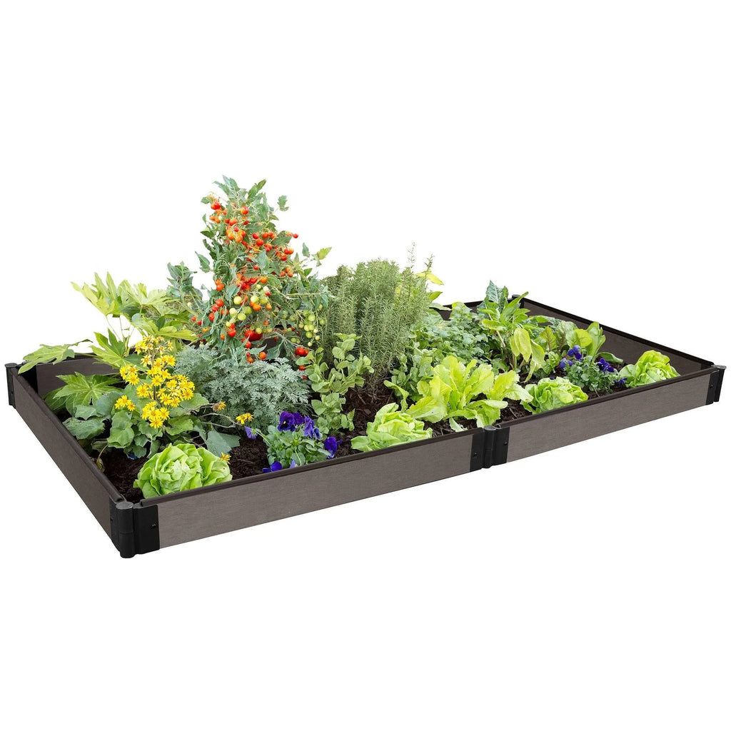 Weathered Wood Raised Garden Bed 4 x 8 x 5.5 J76819
