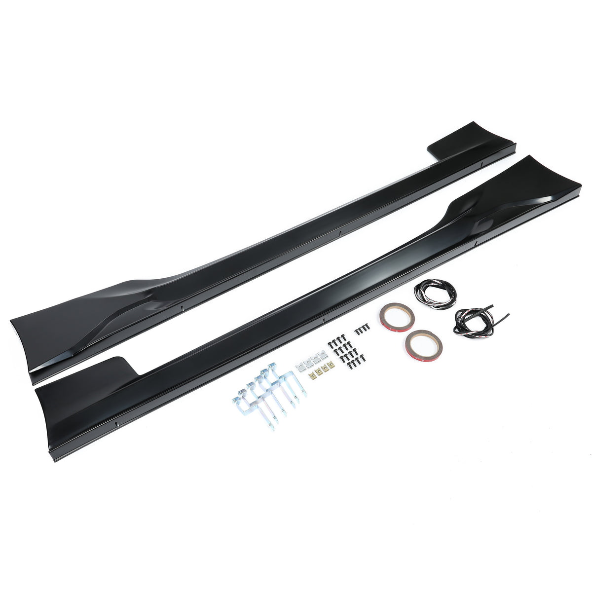 Black ABS Side Skirts for Subaru BRZ Scion FR-S Toyota 86 Coupe 2-Door N40908