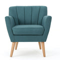 Dark Teal Fabric Club Chair K1235