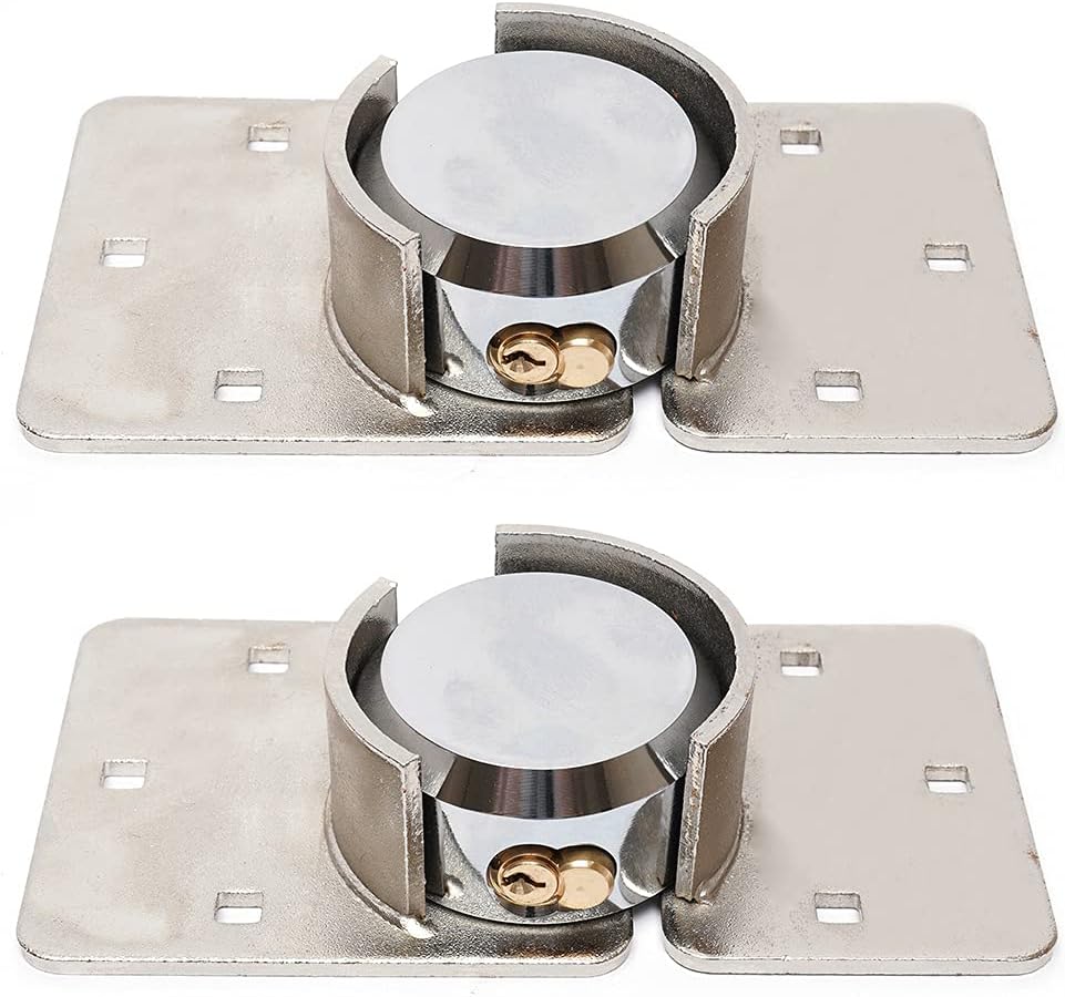 73Mm 2Pcs Hidden Shackle Padlock with 4 Keys U33005