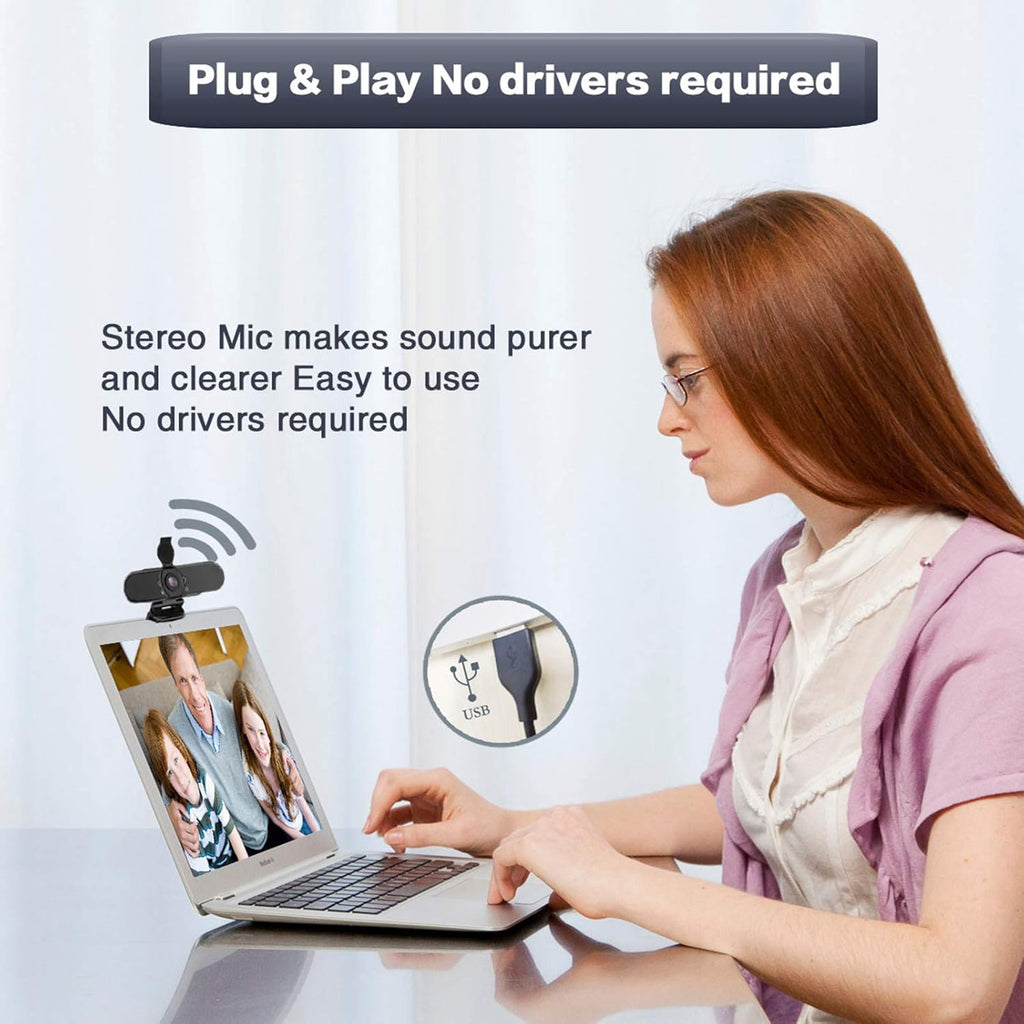 1080p HD USB Webcam with Microphone C460