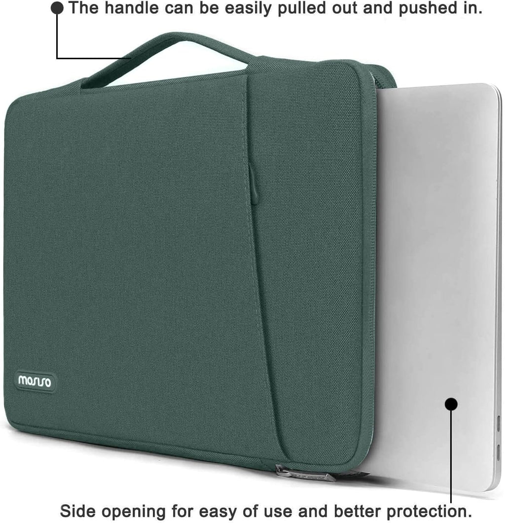 3 in 1 Case for MacBook Air 13 inch Plastic Hard Shell Sleeve Bag Keyboard Skin Midnight Green S6175