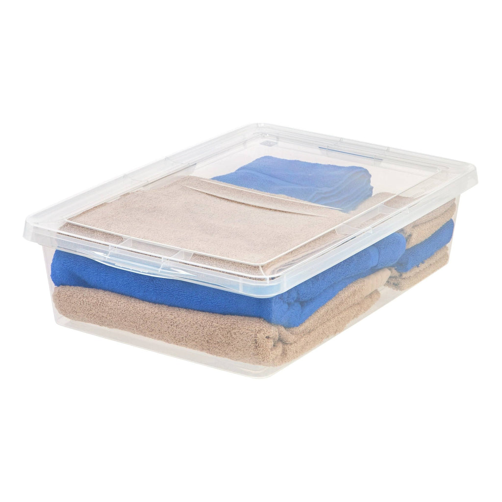 28 Qt Plastic Storage Bin - 10 pack P95722