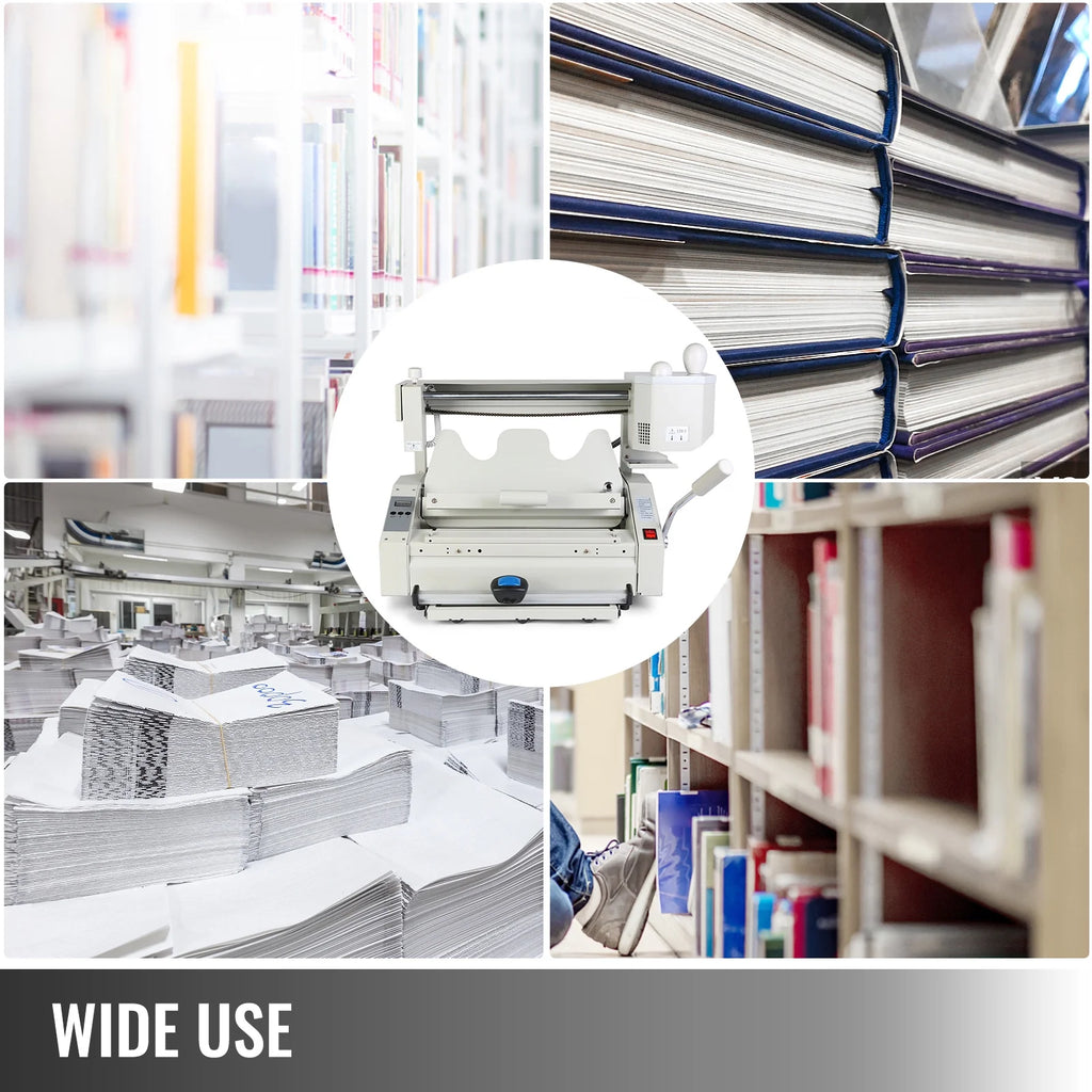 Wireless Hot Glue Book Binding Machine with Milling Spine Rougher G469268