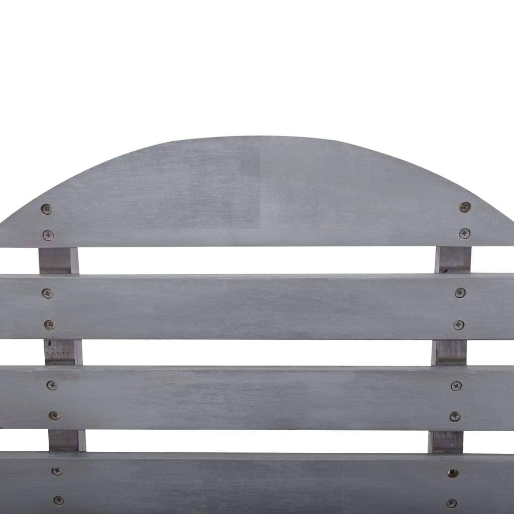 Gray Solid Acacia Wood Adirondack Chair P2185
