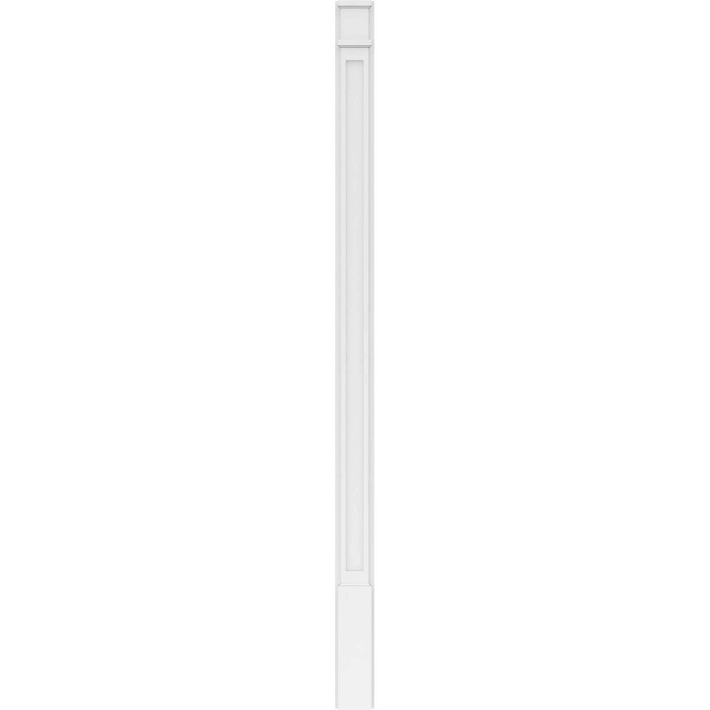 Flat Panel PVC Pilaster with Capital and Base (Pair) K172