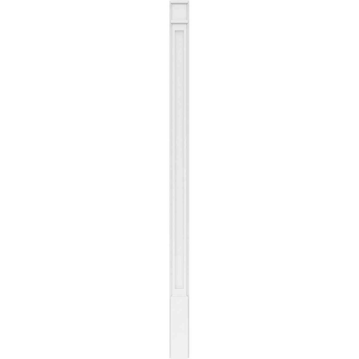 Flat Panel PVC Pilaster with Capital and Base (Pair) K172