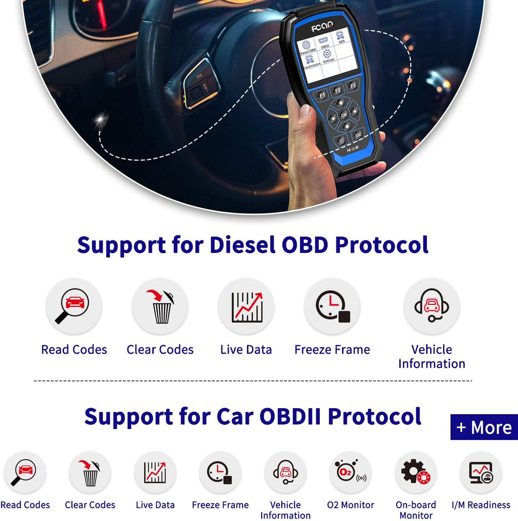 Heavy Duty Truck Scanner with ABS & Transmission Actuation Test D6619