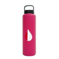 750ml Reusable Glass Water Bottle with Loop Cap and Silicone Sleeve K60673