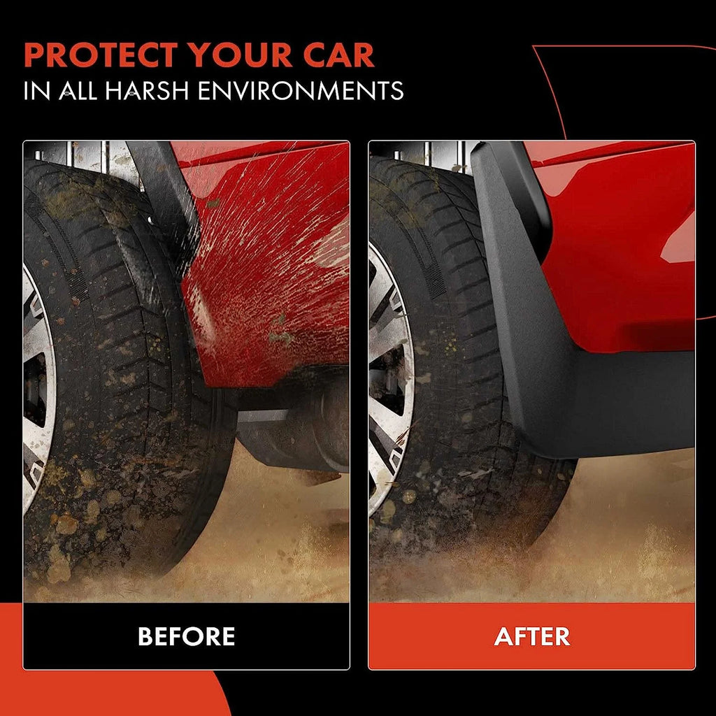 Mud Flaps Splash Guards 4-PC Set W553