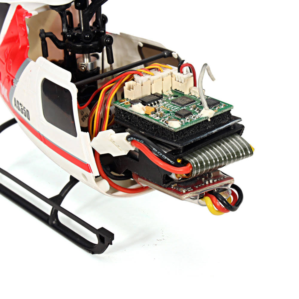 6CH Brushless RC Helicopter with 4pcs 500mAh Lipo Battery M2674