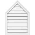 Peaked Top Surface Mount PVC Gable Vent V468384