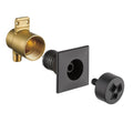 Matte Black Wall Mount Body Spray with Valve and Spray Head B694584