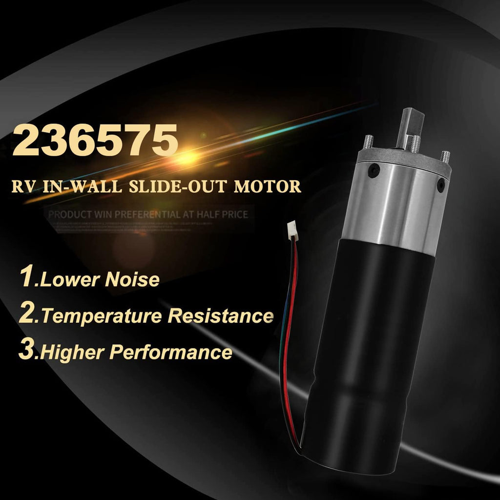 RV in-Wall Slide-Out Motor High Torque Gear Ratio 300:1 10MM Pack of 2 I330376