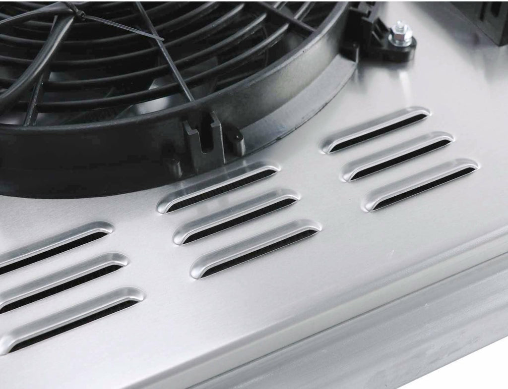 3 Row Aluminum Radiator with Electric Fan Shroud Relay G340014