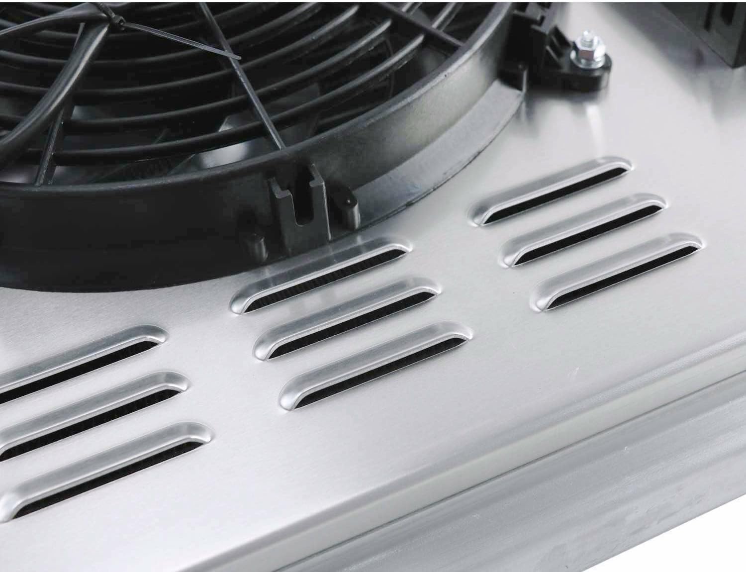 3 Row Aluminum Radiator with Electric Fan Shroud Relay G340014