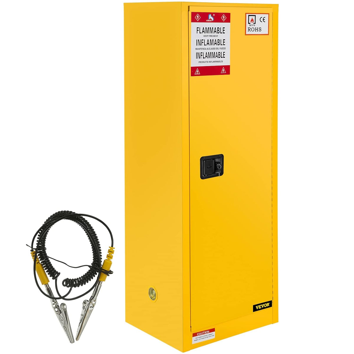 Galvanized Steel Flammable Storage Cabinet with Adjustable Shelf R4290