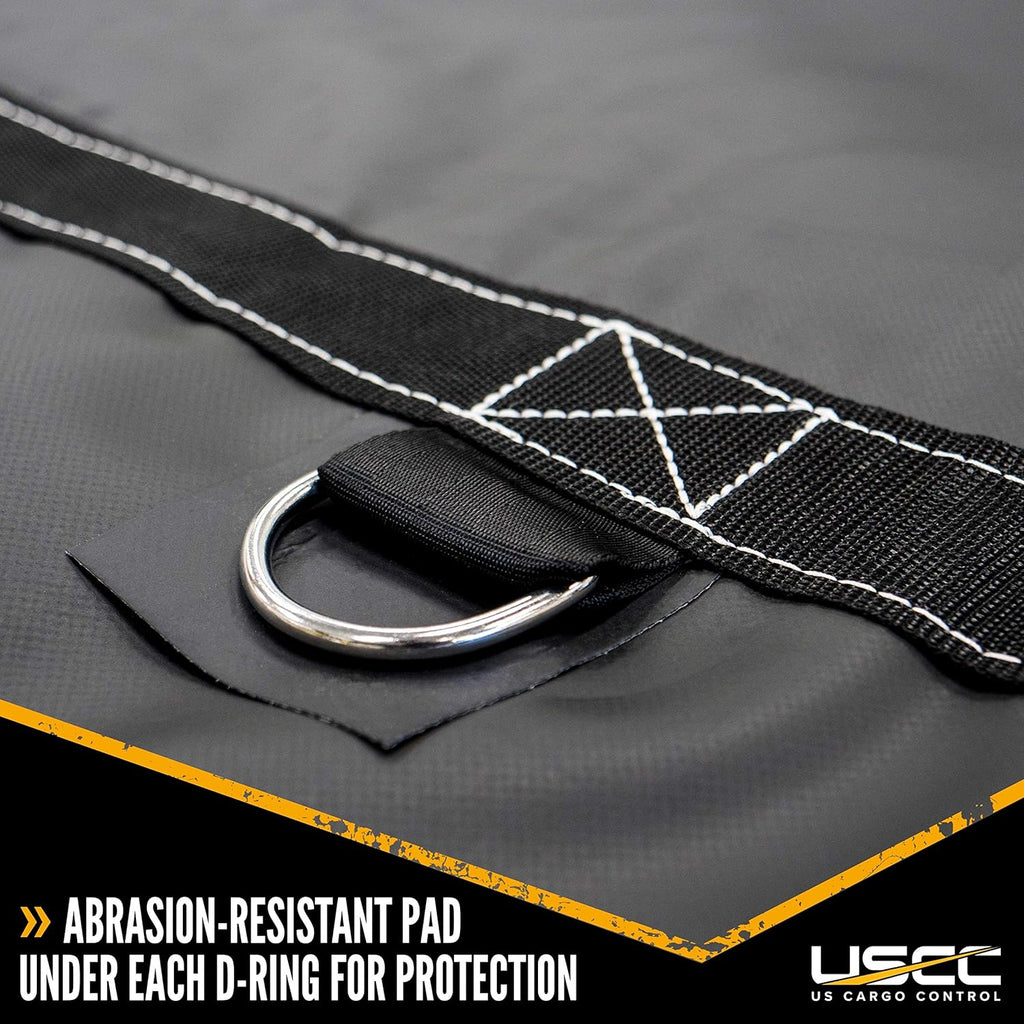 Heavy-Duty Steel Tarp 24 Foot x 18 Foot 18 Ounce PVC-Coated Polyester Waterproof Truck Tarp B973