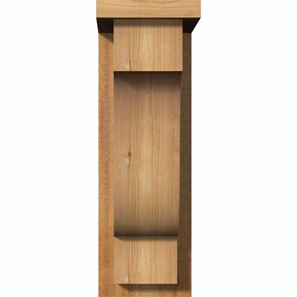Rough Sawn Corbel with Backplate, Western Red Cedar G557
