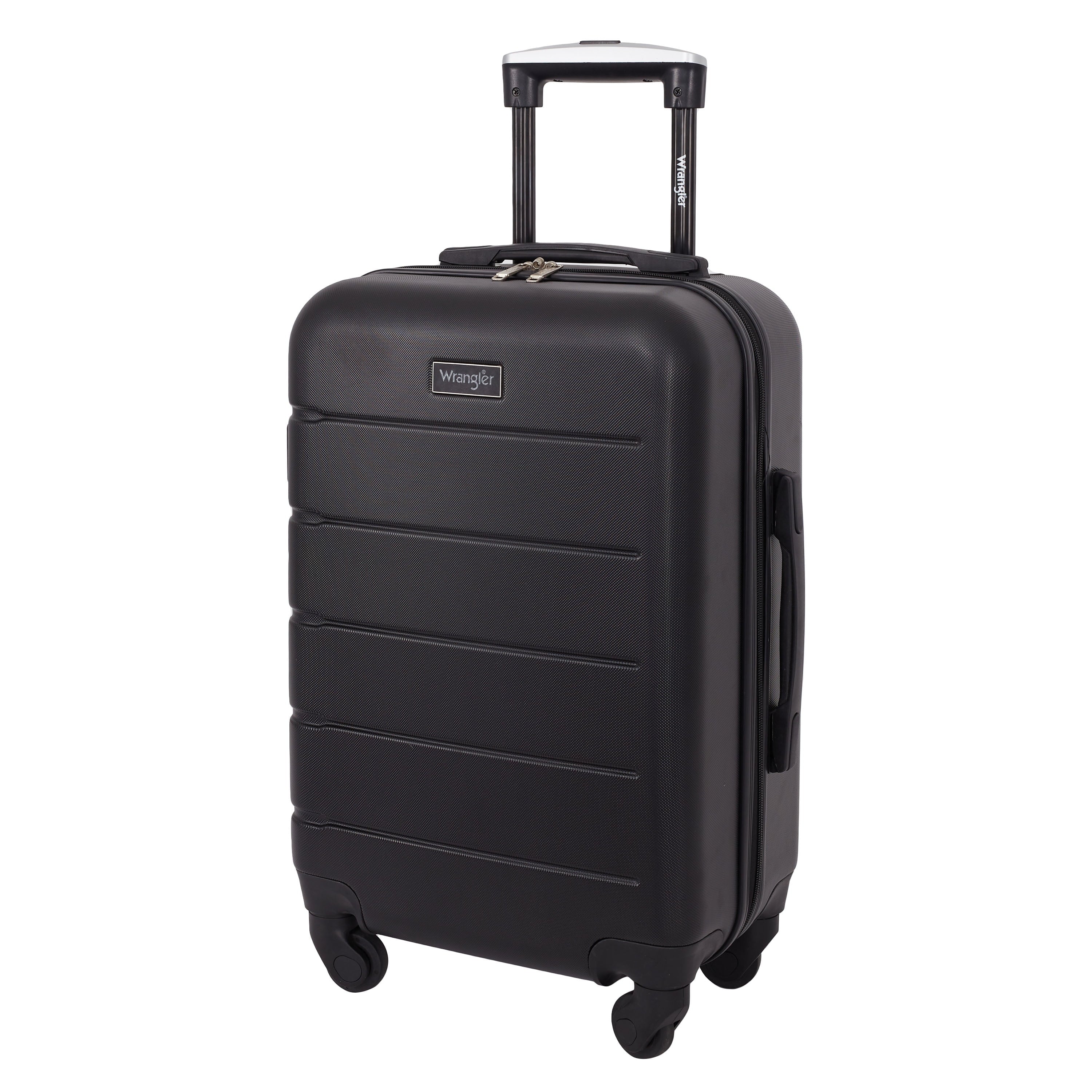 Black 20" Hard-Side Rolling Carry-on Luggage I42307