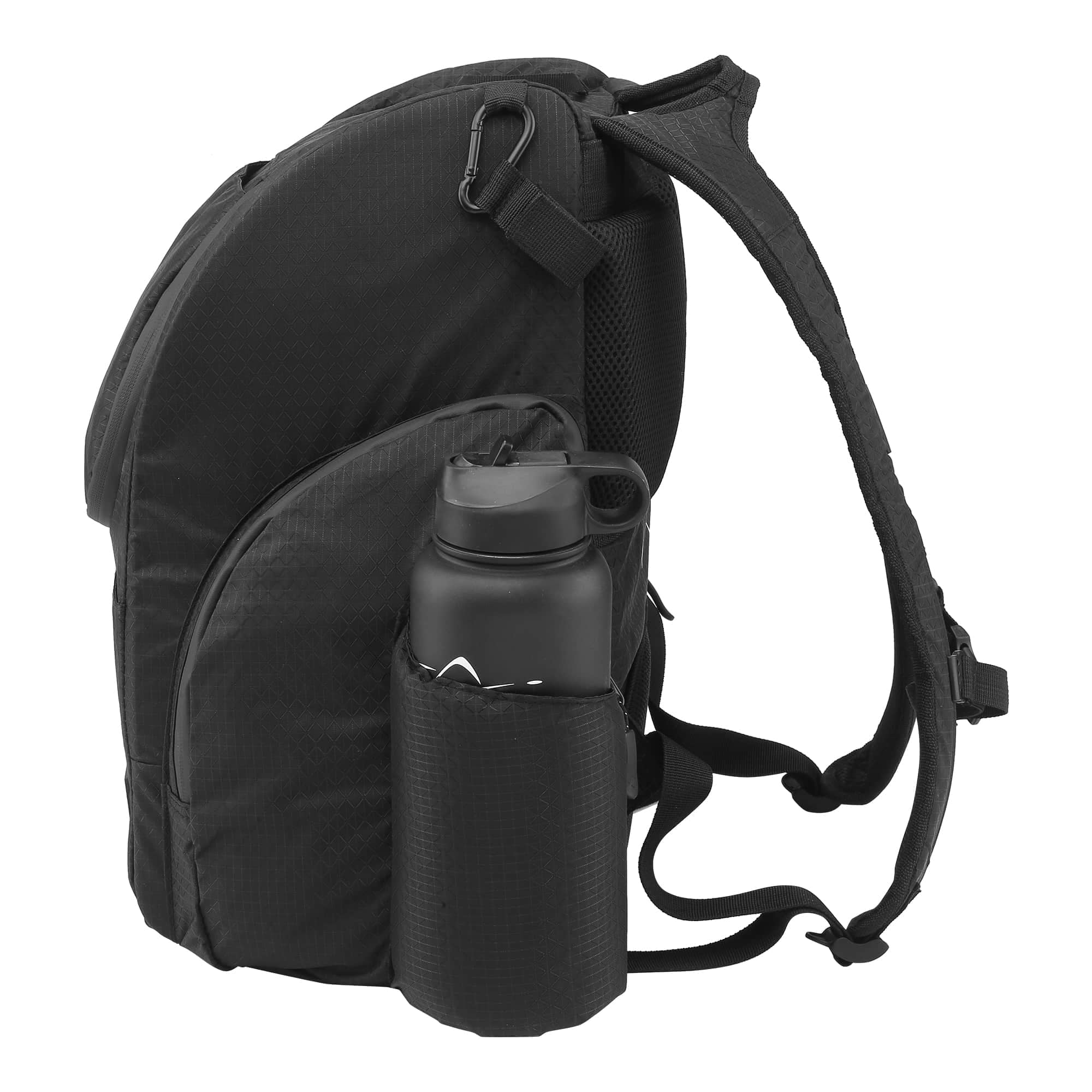 Black Disc Golf Backpack with 26+ Disc Capacity I829702
