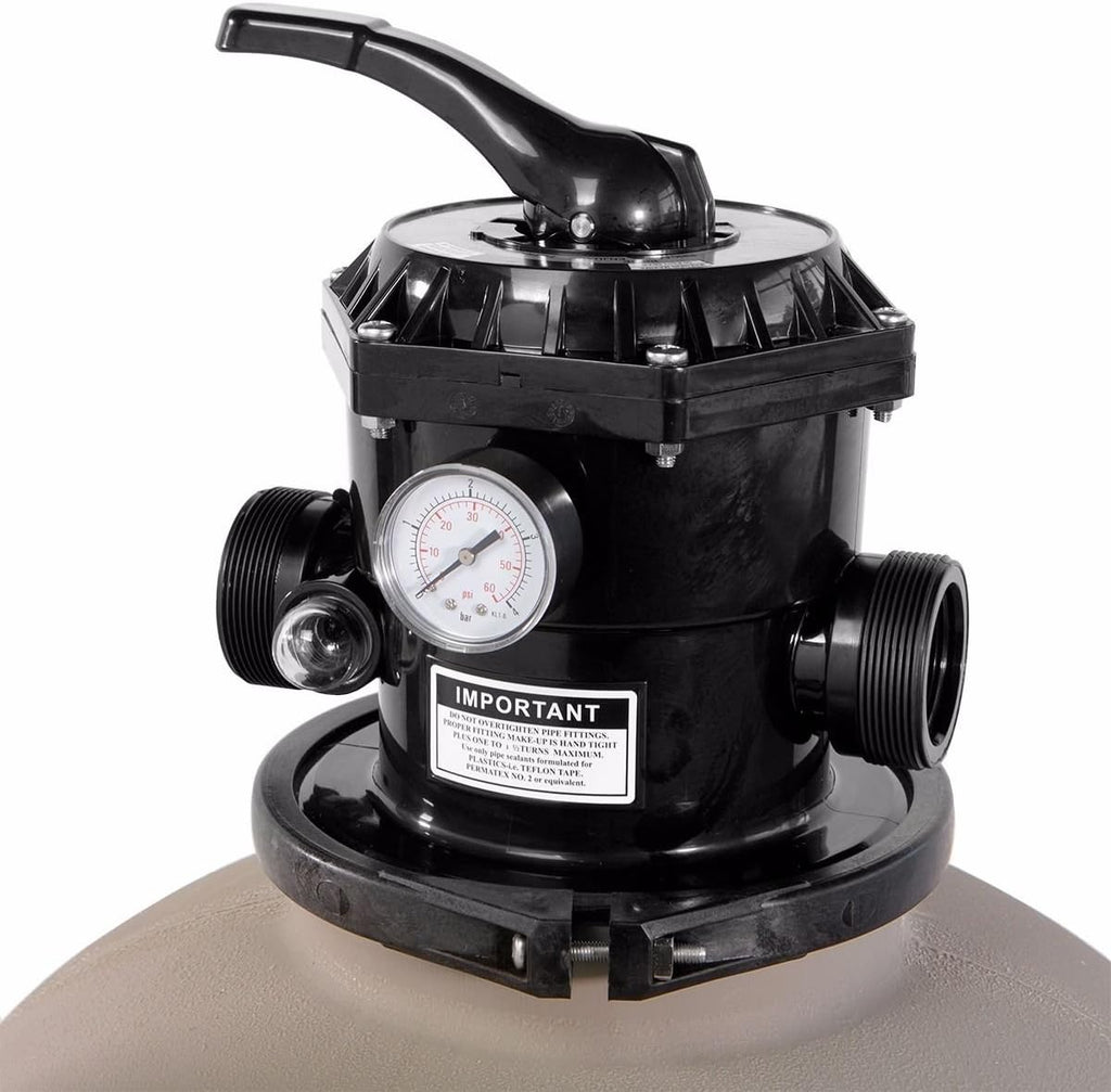 19" Above Inground Swimming Pool Sand Filter System with Stand X4762