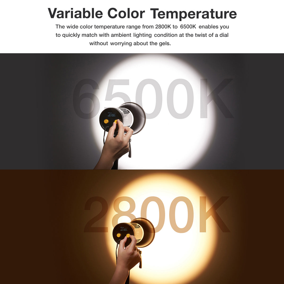 Portable LED Video Lamp Softbox Kit K96582