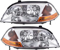 Headlight Assembly Unit Pair for Acura MDX 2001 2002 2003 P865717