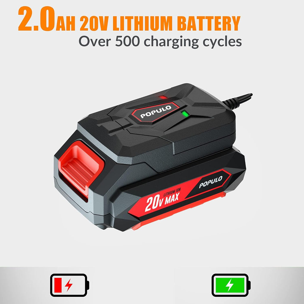 Cordless Reciprocating Saw with 2.0Ah Battery and Charger Pack of 2 S2490